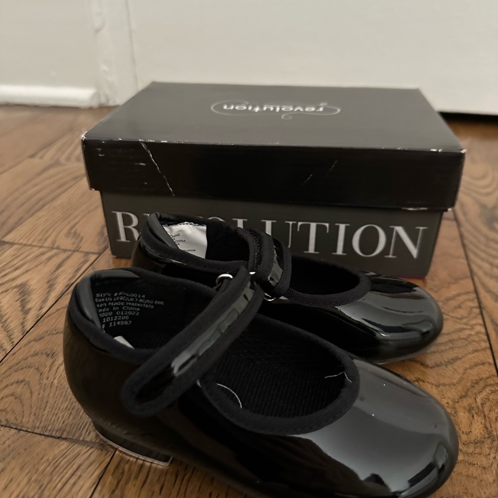 Revolution Dancewear Black Tap Shoes